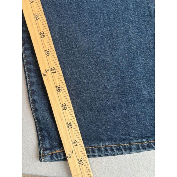 Levi's 541 Men's Athletic Taper Stretch Relaxed Jeans in Dark Blue - Picture 3 of 6